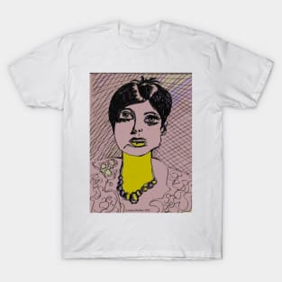 Mod  Glam Girl Portrait T-Shirt